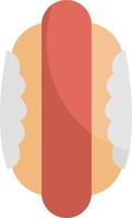 hot-dog frais, icône illustration, vecteur sur fond blanc