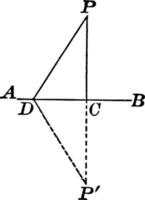 triangle rectangle, illustration vintage. vecteur