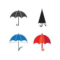 vecteur de logo parapluie