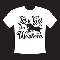 conception de t-shirt svg cheval vecteur