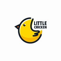 vecteur de logo animal petit poulet