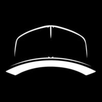Image vectorielle de modèle de conception de logo de casquette de chapeau vecteur