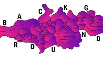 fond dégradé de blob coloré. couleur liquide. conception de bannière ou de signe. vecteur eps10