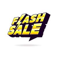 étiquette de vente flash, bannière de vente flash de promotion, étiquette de prix, vente chaude, offre, prix. vecteur