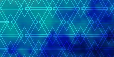 disposition de vecteur bleu clair avec des lignes, des triangles.