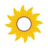 illustration de tournesol belle et naturelle vecteur