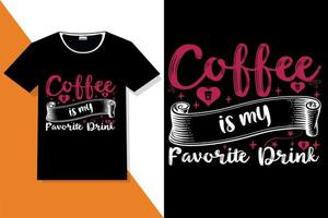 citations de motivation de café typographie ou t-shirt de typographie de café vecteur