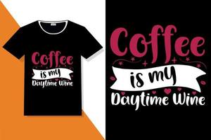 citations de motivation de café typographie ou t-shirt de typographie de café vecteur