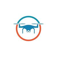 vecteur de logo de drone