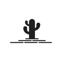 vecteur de logo de cactus