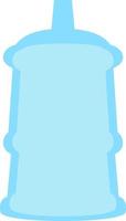 gallon bleu d'eau, illustration, vecteur, sur fond blanc. vecteur