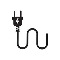 prise électrique logo modèle vecteur icône illustration design