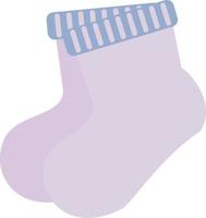 chaussettes, illustration, vecteur sur fond blanc.