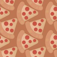 motif de tranches de pizza , illustration, vecteur sur fond blanc