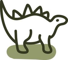 dinosaure spinosaurus, illustration, vecteur sur fond blanc.