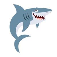 dessin animé d'un requin vecteur