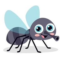 illustration d'un insecte mouche vecteur