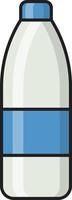 illustration vectorielle de bouteille d'eau sur un fond. symboles de qualité premium. icônes vectorielles pour le concept et la conception graphique. vecteur