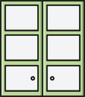 illustration vectorielle de l'armoire sur un arrière-plan.symboles de qualité premium.icônes vectorielles pour le concept et la conception graphique. vecteur