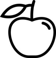 Apple pour le déjeuner, illustration, vecteur sur fond blanc