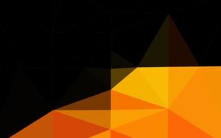 motif polygonal de vecteur orange clair.