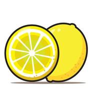 vecteur d'illustration de fruits citron frais, illustrateur eps 10