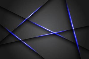abstrait bleu clair noir espace cadre mise en page design tech triangle concept gris arrière-plan. vecteur eps10