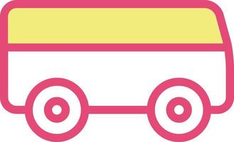 transport en bus, illustration, vecteur, sur fond blanc. vecteur