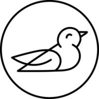 oiseau columbidae, illustration, sur fond blanc. vecteur