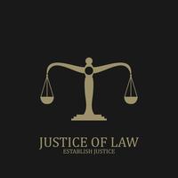 échelles de justice loi cour avocat juridique icône vecteur illustration modèle conception