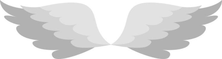 ailes d'anges, illustration, vecteur sur fond blanc.