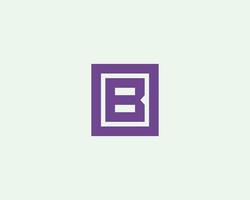 modèle de vecteur de conception de logo b