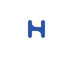 modèle de vecteur de conception de logo h