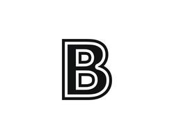 modèle de vecteur de conception de logo b