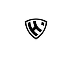 modèle de vecteur de conception de logo h