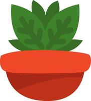 plante de croton en pot, illustration, vecteur sur fond blanc.