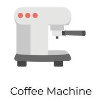machine à café tendance vecteur
