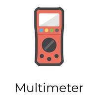 concepts de multimètres à la mode vecteur
