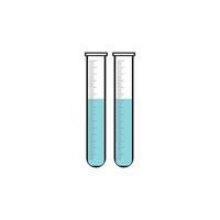 vecteur d'icône de verre de laboratoire