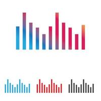 modèle d'illustration de conception de vecteur d'icône de logo de musique