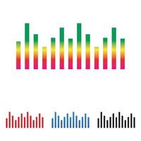 modèle d'illustration de conception de vecteur d'icône de logo de musique