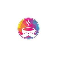 illustration vectorielle de café logo. vecteur d'emblème de logo de café. logo de monsieur café. café café logo