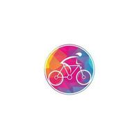création de logo vectoriel vélo. identité de marque d'entreprise de magasin de vélos. logo vélo.