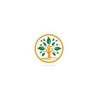 création de logo d'arbre généalogique. création de logo d'icône de symbole d'arbre généalogique. logo arbre humain vecteur