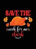 conception de t-shirt de typographie de thanksgiving ou conception d'affiche de vecteur de joyeux thanksgiving