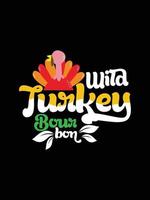 conception de t-shirt de typographie de thanksgiving ou conception d'affiche de vecteur de joyeux thanksgiving