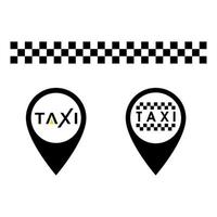 conception d'illustration d'icône de vecteur de taxi