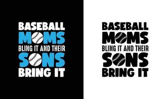 conception de t-shirt de citation de baseball, typographie vecteur