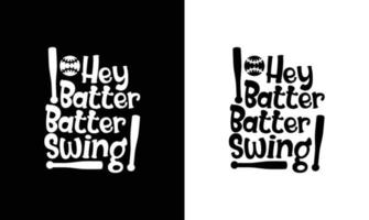conception de t-shirt de citation de baseball, typographie vecteur