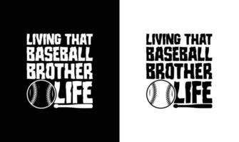 conception de t-shirt de citation de baseball, typographie vecteur